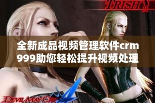 全新成品视频管理软件crm999助您轻松提升视频处理效率