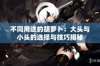 不同用途的胡萝卜：大头与小头的选择与技巧揭秘