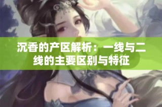 沉香的产区解析：一线与二线的主要区别与特征