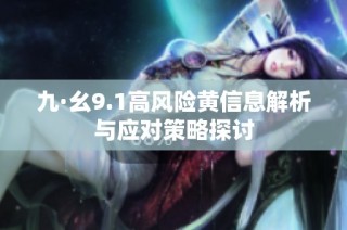 九·幺9.1高风险黄信息解析与应对策略探讨