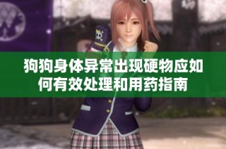 狗狗身体异常出现硬物应如何有效处理和用药指南