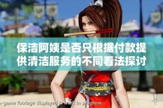 保洁阿姨是否只根据付款提供清洁服务的不同看法探讨