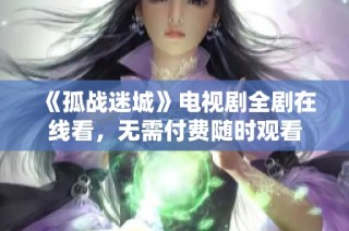 《孤战迷城》电视剧全剧在线看，无需付费随时观看