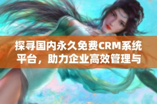 探寻国内永久免费CRM系统平台，助力企业高效管理与客户关系提升