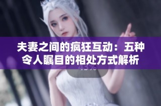 夫妻之间的疯狂互动：五种令人瞩目的相处方式解析