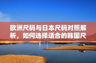 欧洲尺码与日本尺码对照解析，如何选择适合的韩国尺码