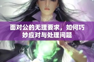 面对公的无理要求，如何巧妙应对与处理问题