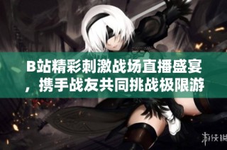 B站精彩刺激战场直播盛宴，携手战友共同挑战极限游戏体验
