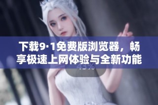 下载9·1免费版浏览器，畅享极速上网体验与全新功能