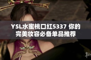 YSL水蜜桃口红5337 你的完美妆容必备单品推荐
