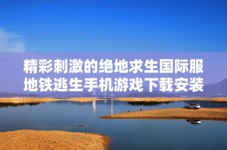 精彩刺激的绝地求生国际服地铁逃生手机游戏下载安装攻略