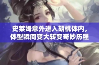 史莱姆意外进入胡桃体内，体型瞬间变大转变奇妙历程