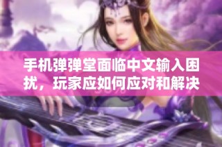 手机弹弹堂面临中文输入困扰，玩家应如何应对和解决