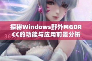 探秘Windows野外MGDRCC的功能与应用前景分析