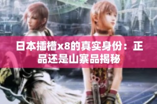 日本插槽x8的真实身份：正品还是山寨品揭秘