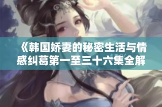 《韩国娇妻的秘密生活与情感纠葛第一至三十六集全解析》