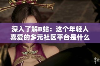 深入了解B站：这个年轻人喜爱的多元社区平台是什么样的
