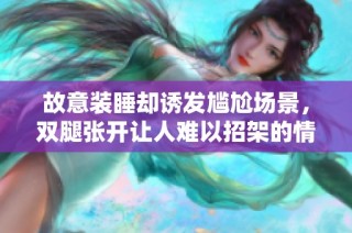 故意装睡却诱发尴尬场景，双腿张开让人难以招架的情形