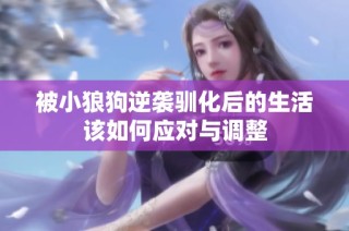 被小狼狗逆袭驯化后的生活该如何应对与调整