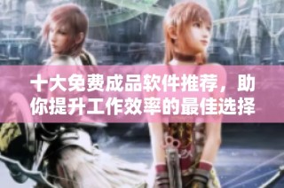 十大免费成品软件推荐，助你提升工作效率的最佳选择