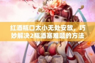 红酒瓶口太小无处安放，巧妙解决2瓶酒塞难题的方法