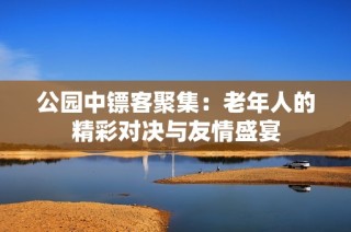 公园中镖客聚集：老年人的精彩对决与友情盛宴