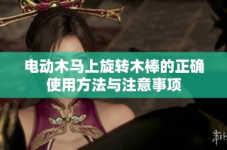 电动木马上旋转木棒的正确使用方法与注意事项