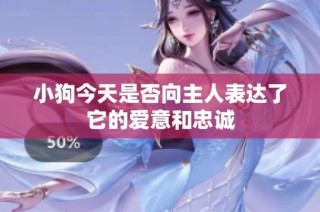 小狗今天是否向主人表达了它的爱意和忠诚