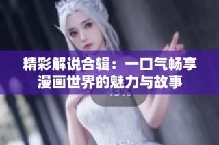 精彩解说合辑：一口气畅享漫画世界的魅力与故事