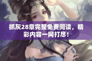 抓灰28章完整免费阅读，精彩内容一网打尽！
