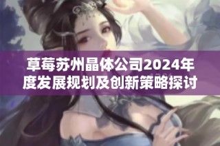 草莓苏州晶体公司2024年度发展规划及创新策略探讨