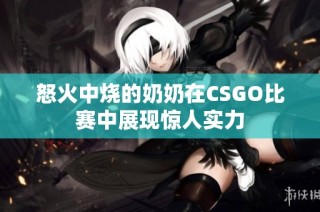 怒火中烧的奶奶在CSGO比赛中展现惊人实力