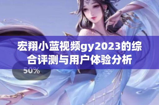 宏翔小蓝视频gy2023的综合评测与用户体验分析