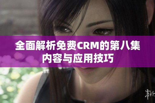 全面解析免费CRM的第八集内容与应用技巧