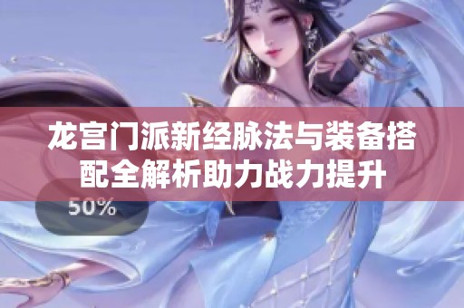 龙宫门派新经脉法与装备搭配全解析助力战力提升