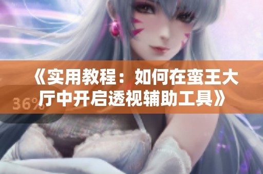 《实用教程：如何在蛮王大厅中开启透视辅助工具》