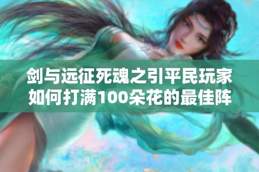 剑与远征死魂之引平民玩家如何打满100朵花的最佳阵容解析
