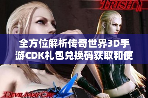 全方位解析传奇世界3D手游CDK礼包兑换码获取和使用技巧