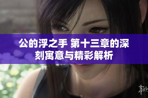 公的浮之手 第十三章的深刻寓意与精彩解析