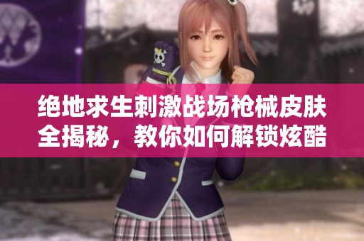 绝地求生刺激战场枪械皮肤全揭秘，教你如何解锁炫酷外观方法