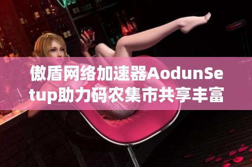 傲盾网络加速器AodunSetup助力码农集市共享丰富IT编程学习资源与交流平台