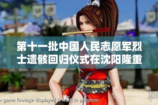 第十一批中国人民志愿军烈士遗骸回归仪式在沈阳隆重举行，铭记英雄牺牲精神