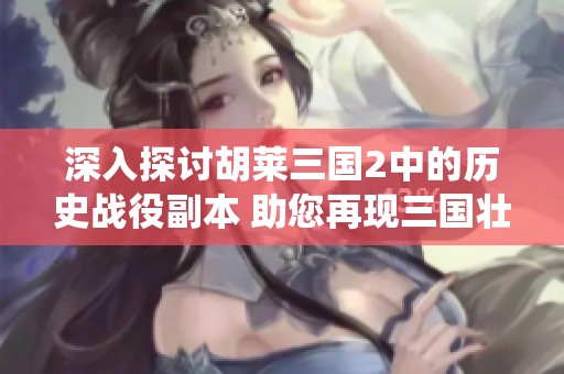 深入探讨胡莱三国2中的历史战役副本 助您再现三国壮丽篇章