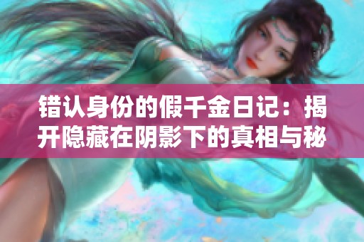 错认身份的假千金日记：揭开隐藏在阴影下的真相与秘密