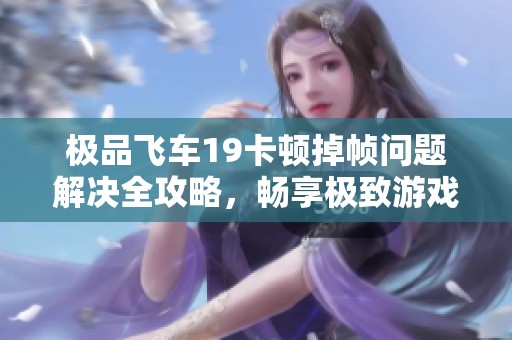 极品飞车19卡顿掉帧问题解决全攻略，畅享极致游戏体验的方法汇总