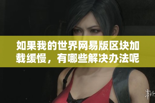 如果我的世界网易版区块加载缓慢，有哪些解决办法呢