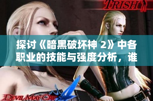 探讨《暗黑破坏神 2》中各职业的技能与强度分析，谁才是真正的玩家最强职业
