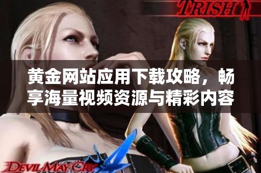 黄金网站应用下载攻略，畅享海量视频资源与精彩内容