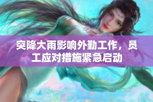 突降大雨影响外勤工作，员工应对措施紧急启动
