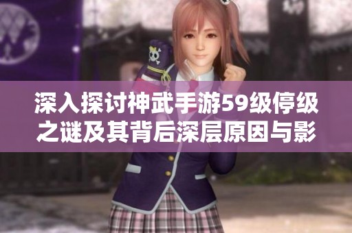 深入探讨神武手游59级停级之谜及其背后深层原因与影响